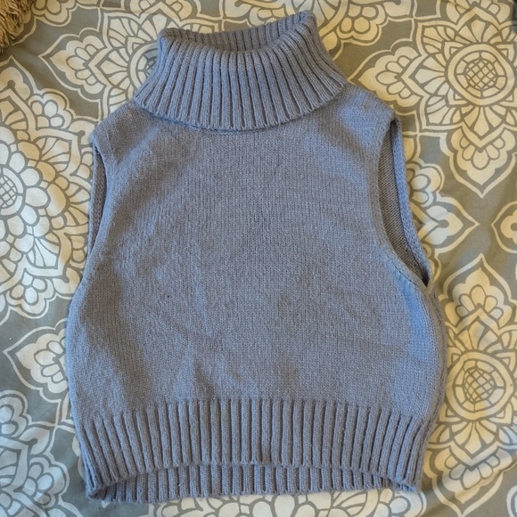 Garage sleeveless knit turtle neck - Picture 1 of 2